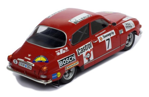 1973 Saab 96 V4 Nº7 Eklund/Carlsson Rally Suecia 1:18 IXO Models 18RMC086B