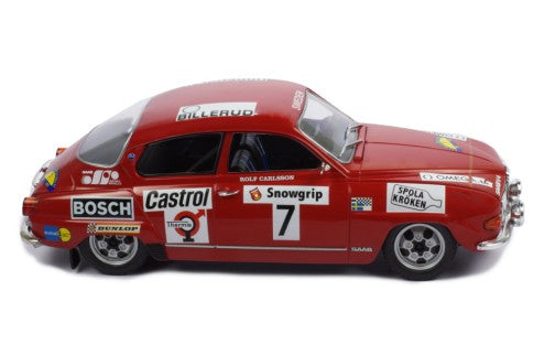 1973 Saab 96 V4 Nº7 Eklund/Carlsson Rally Suecia 1:18 IXO Models 18RMC086B
