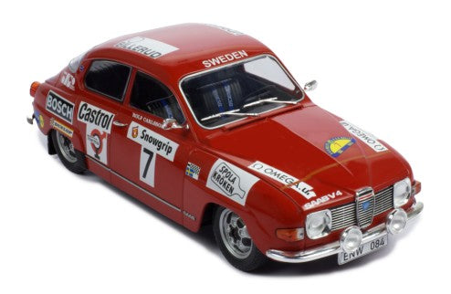 1973 Saab 96 V4 Nº7 Eklund/Carlsson Rally Suecia 1:18 IXO Models 18RMC086B