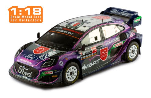 2022 Ford Puma Rally1 Nº7 Loubet/Landais Rally Acrópolis 1:18 IXO Models 18RMC138.22
