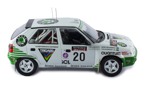 1995 Skoda Felicia Kit Car Nº20 Blomqvist/Melander RAC Rally 1:18 IXO Models 18RMC147.22