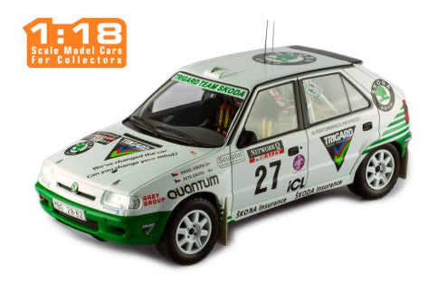 1995 Skoda Felicia Kit Car Nº27 Sibera/Gross RAC Rally 1:18 IXO Models 18RMC148.22