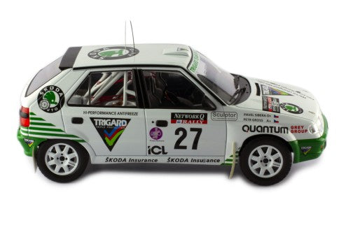 1995 Skoda Felicia Kit Car Nº27 Sibera/Gross RAC Rally 1:18 IXO Models 18RMC148.22