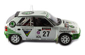 1995 Skoda Felicia Kit Car Nº27 Sibera/Gross RAC Rally 1:18 IXO Models 18RMC148.22