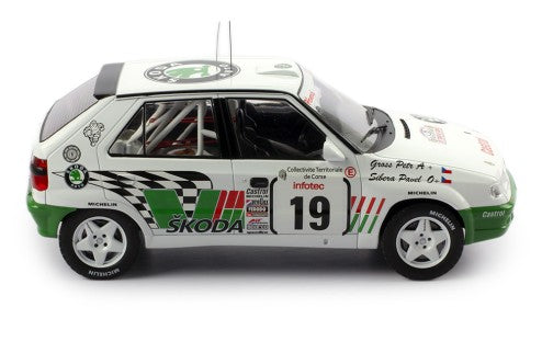 1995 Skoda Felicia Kit Car Nº19 Sibera/Gross Rally Tour de Corse 1:18 IXO Models 18RMC149B.22
