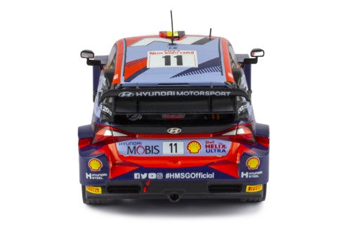 2023 Hyundai i20 N Rally1 Nº11 Neuville/Wydaeghe Rallye Monte Carlo 1:18 IXO Models 18RMC153A