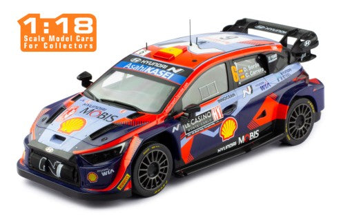 2023 Hyundai i20 N Rally1 Nº6 Dani Sordo/C.Carrera Rallye Monte Carlo 1:18 IXO Models 18RMC153B