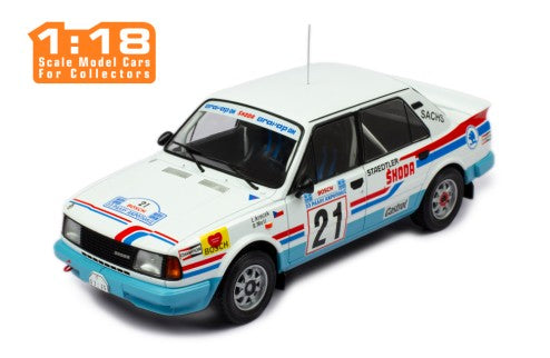 1986 Skoda 130 LR Nº21 Krecek/Motl Rally Acropolis 1:18 IXO Models 18RMC157A.22