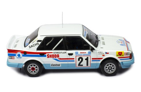 1986 Skoda 130 LR Nº21 Krecek/Motl Rally Acropolis 1:18 IXO Models 18RMC157A.22
