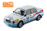 1986 Skoda 130 LR Nº22 Kvaizar/Janecek Rally Acropolis 1:18 IXO Models 18RMC157B.22