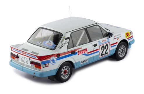 1986 Skoda 130 LR Nº22 Kvaizar/Janecek Rally Acropolis 1:18 IXO Models 18RMC157B.22