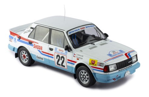 1986 Skoda 130 LR Nº22 Kvaizar/Janecek Rally Acropolis 1:18 IXO Models 18RMC157B.22