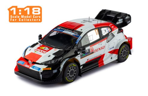 2023 Toyota Yaris GR Rally1 Hybrid Nº17 Ogier/Landais Ganador Rally Safari 1:18 IXO Models 18RMC173A