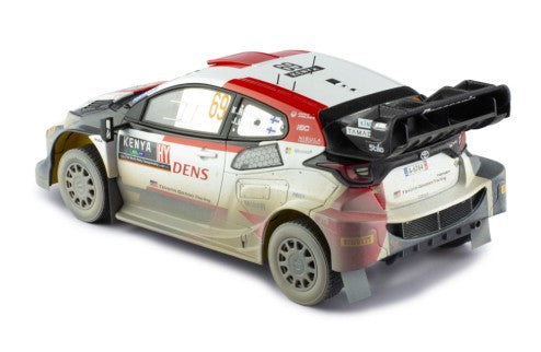 2023 Toyota Yaris GR Rally1 Hybrid Nº69 Rovanpera/Halttunen Sucio Rally Safari 1:18 IXO Models 18RMC173B