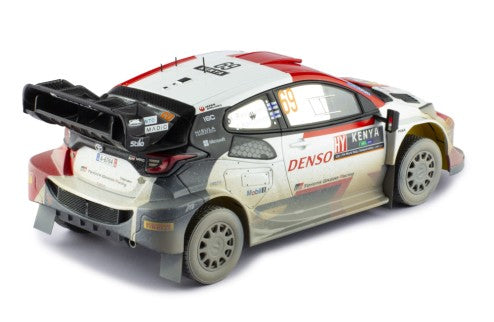 2023 Toyota Yaris GR Rally1 Hybrid Nº69 Rovanpera/Halttunen Sucio Rally Safari 1:18 IXO Models 18RMC173B