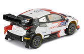 2023 Toyota Yaris GR Rally1 Hybrid Nº33 Evans/Martin Ganador Rally Finlandia 1:18 IXO Models 18RMC174A