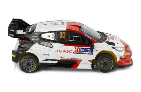 2023 Toyota Yaris GR Rally1 Hybrid Nº33 Evans/Martin Ganador Rally Finlandia 1:18 IXO Models 18RMC174A