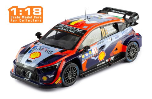 2023 Hyundai i20 N Rally1 Hybrid Nº11 Neuville/Wydaeghe Ganador Rally Centro Europeo 1:18 IXO Models 18RMC193.22