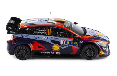 2023 Hyundai i20 N Rally1 Hybrid Nº11 Neuville/Wydaeghe Ganador Rally Centro Europeo 1:18 IXO Models 18RMC193.22