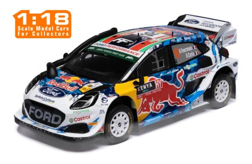 2024 Ford Puma Rally1 Hybrid Nº16 Fourmaux/Coria Rally Safari Kenia 1:18 IXO Models 18RMC207.22