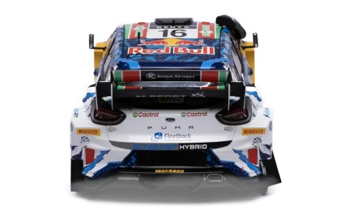 2024 Ford Puma Rally1 Hybrid Nº16 Fourmaux/Coria Rally Safari Kenia 1:18 IXO Models 18RMC207.22