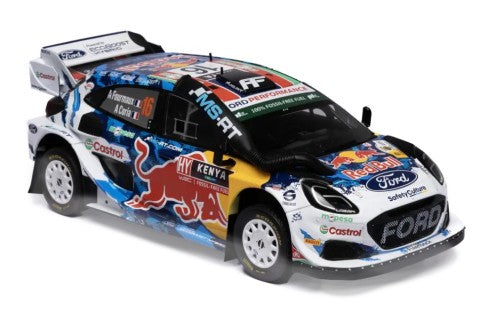 2024 Ford Puma Rally1 Hybrid Nº16 Fourmaux/Coria Rally Safari Kenia 1:18 IXO Models 18RMC207.22