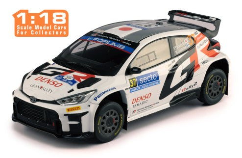 2024 Toyota GR Yaris Rally2 Nº37 Y.Yamamoto/M.Salminen Rally de Finlandia WRC2 1:18 IXO Models 18RMC212A.22