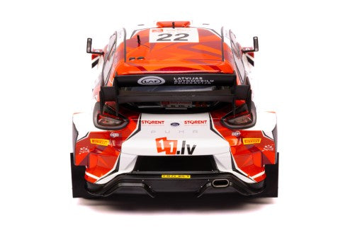 2024 Ford Puma Rally1 Hybrid Nº22 M.Sesks/R.Francis Rally de Polonia WRC 1:18 IXO Models 18RMC215.22
