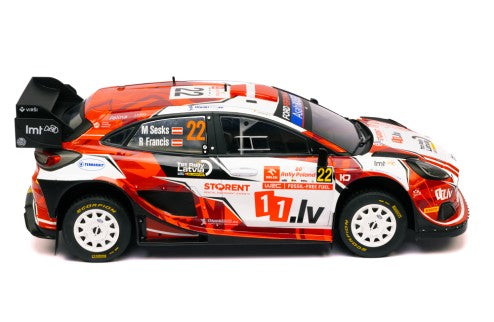 2024 Ford Puma Rally1 Hybrid Nº22 M.Sesks/R.Francis Rally de Polonia WRC 1:18 IXO Models 18RMC215.22