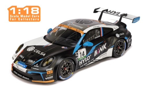 2024 Porsche 911 GT3 Cup (992) Nº14 R.De Haan Copa Porsche Oschersleben 1:18 IXO Models 18RMC219.22