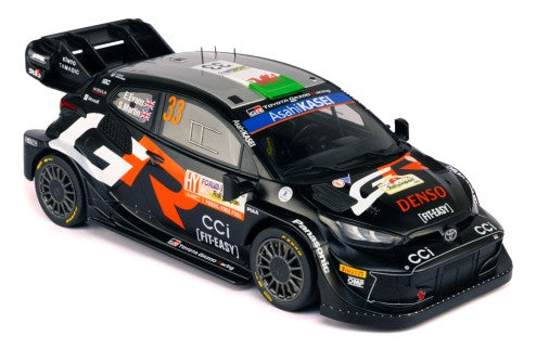 2024 Toyota GR Yaris Rally1 Híbrido N°33 E.Evans/S.Martin WRC Rally de Japón 1:18 IXO Models 18RMC227.22