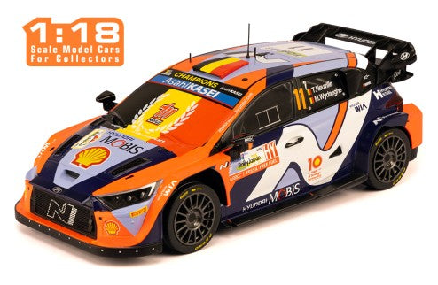 2024 Hyundai i20 N Rally1 Hybrid Nº11 Neuville/Wydaeghe Rally de Japón WRC 1:18 IXO Models RMC228.2