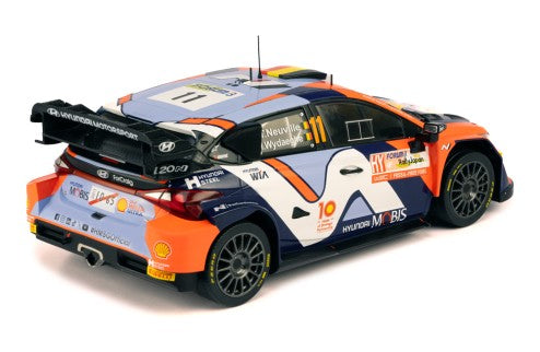 2024 Hyundai i20 N Rally1 Hybrid Nº11 Neuville/Wydaeghe Rally de Japón WRC 1:18 IXO Models RMC228.2