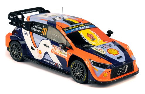 2024 Hyundai i20 N Rally1 Hybrid Nº11 Neuville/Wydaeghe Rally de Japón WRC 1:18 IXO Models RMC228.2