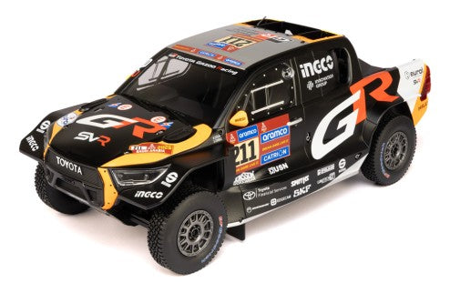 2024 Toyota GR DKR Hilux Evo T1U Nº211 H.Lategan/B.Cummings Rally Dakar 1:18 IXO Models 18RMC237.22