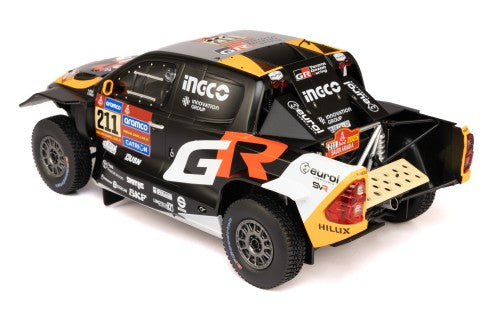 2024 Toyota GR DKR Hilux Evo T1U Nº211 H.Lategan/B.Cummings Rally Dakar 1:18 IXO Models 18RMC237.22
