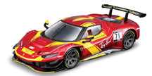 2022 Ferrari 296 GT3 3,0L Twin Turbo V6 Nº71 Racing Rojo 1:43 Bburago 36313