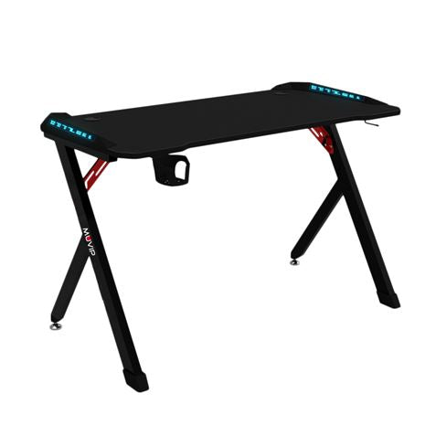 MESA GAMING PRO1200 FIBRA CARBONO LUZ RGB MUVIP