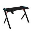 MESA GAMING PRO1200 FIBRA CARBONO LUZ RGB MUVIP