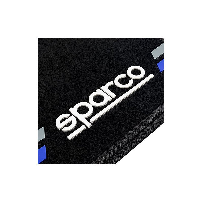 Set Completo 4 Piezas Alfombras Sparco Corsa Azul