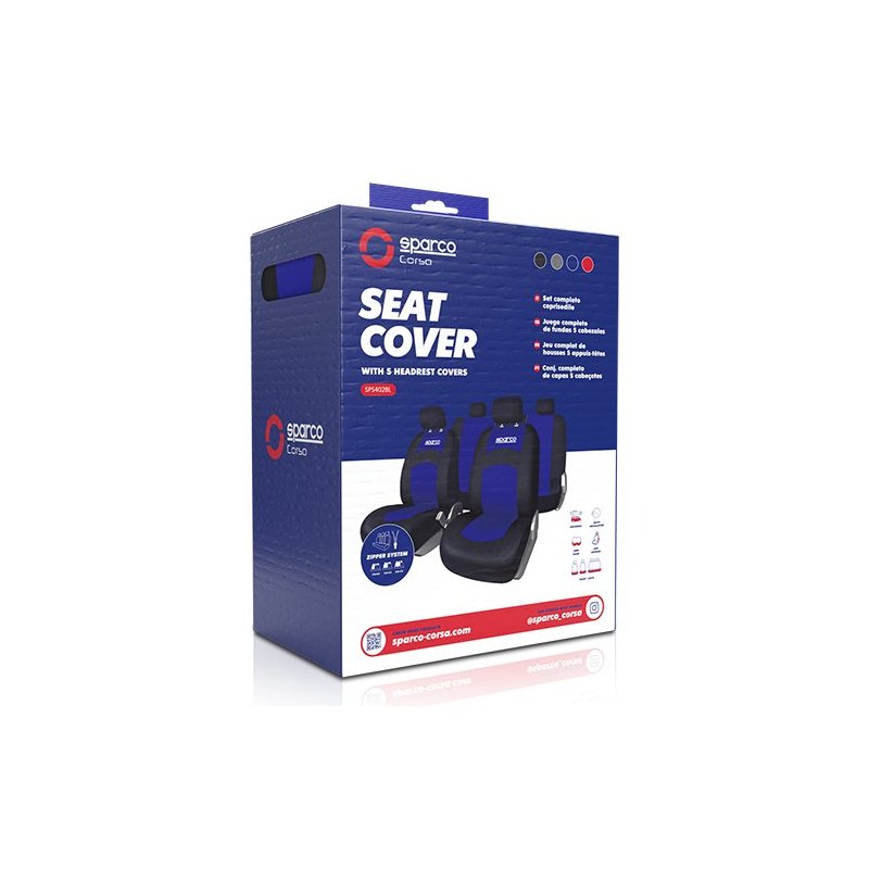 Fundas de Asiento Sparco Mod. 402 INTL Azul