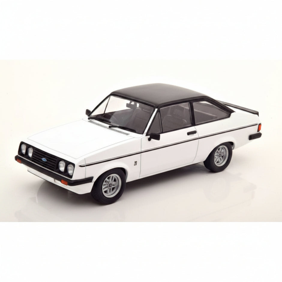 1977 Ford Escort MK II RS 2000 Blanco/Negro 1:18 MC Group 18248