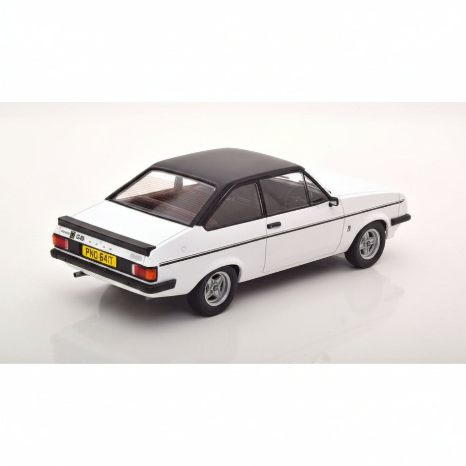 1977 Ford Escort MK II RS 2000 Blanco/Negro 1:18 MC Group 18248