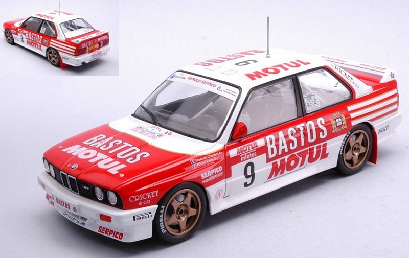 1988 BMW M3 (E30) Nº9 Chatriot/Perin Rally Tour de Corse 1:24 IXO Models 24RAL029B.22