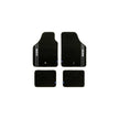 Set Completo 4 Piezas Alfombras Sparco Strada Negro/Gris