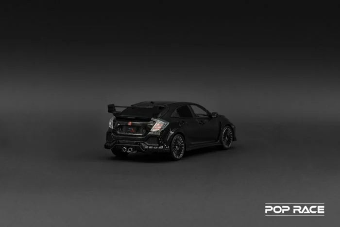 2021 Honda Civic Type R Fk8 Mugen Negro 1:18 Pop Race PR18-FK8M