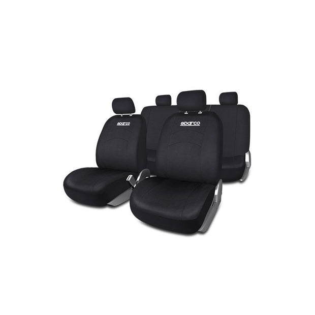 Juego De Fundas para Asiento de Coche Universal OMP 11 Piezas Negro/Rojo
