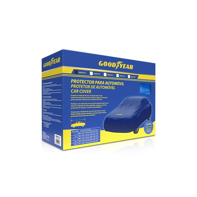 Funda Cubre Coche Goodyear Talla S 406x165x120