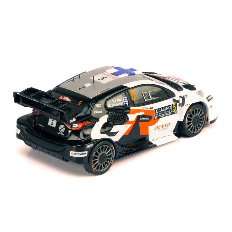 2025 Toyota GR Yaris Rally1 Nº5 S.Pajari/M.Salminen Rally de Montecarlo WRC 1:43 IXO Models RAM972D.22