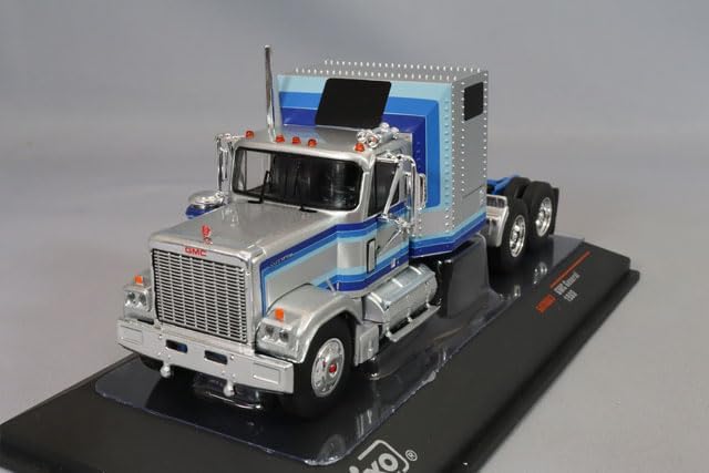 1980 Cabeza Tractora GMC General Plateado/Azul 164 IXO Models 64TR003
